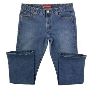 Levi's Jeans Women's 13 JR M 518 Superlow Stretch Boot Cut Blue Fade Denim